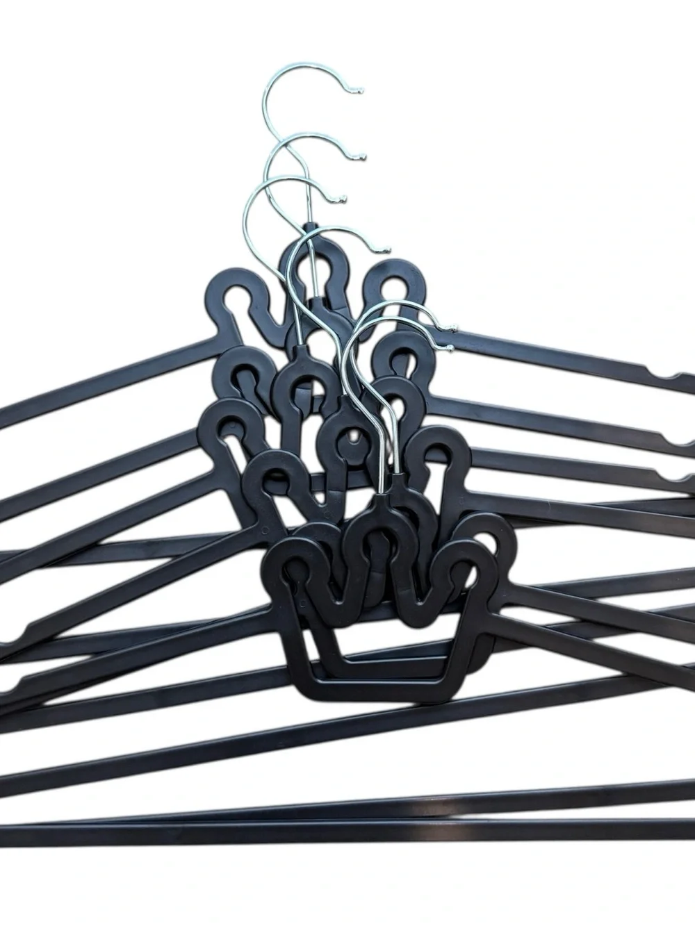 Juicy Couture Black Crown Hangers 6 Pack